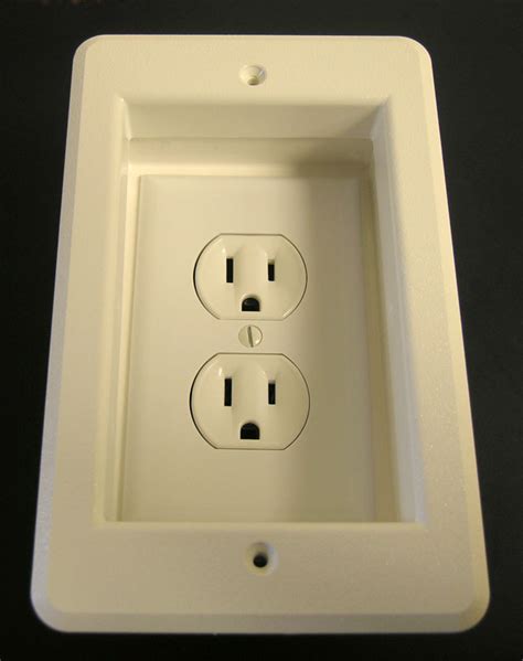 recessed outlet box